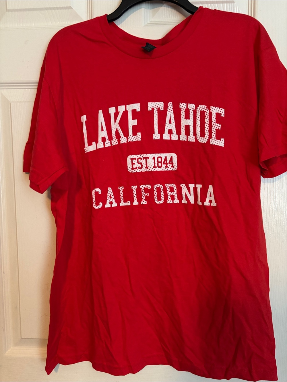 Lake Tahoe California Red Graphic Tee